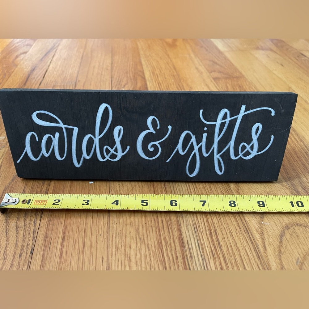 Cards and gifts sign for wedding/shower/party